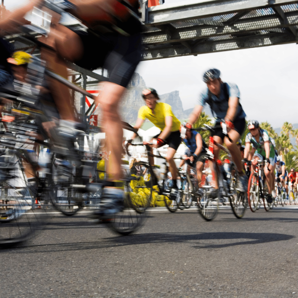 peloton de cyclistes