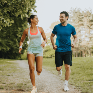 2 coureurs qui courent ensemble